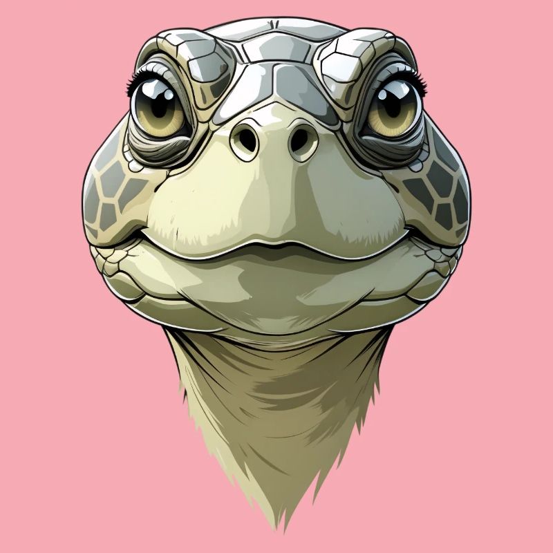 Funny turtle head