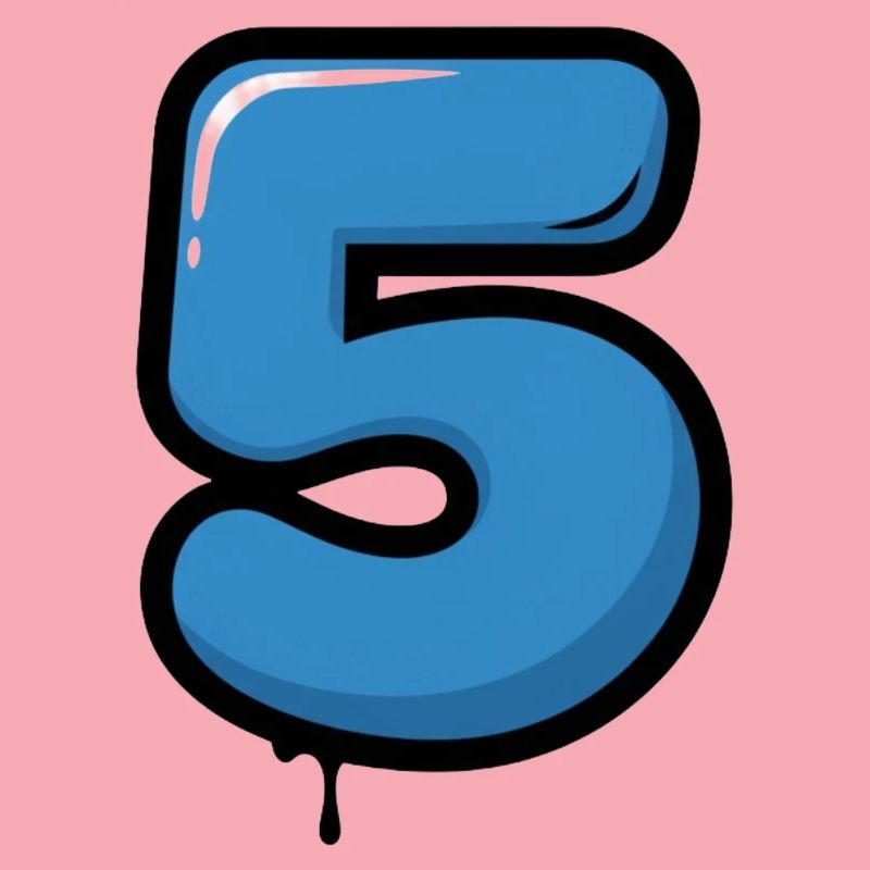 Blue Drop-5 Balloon