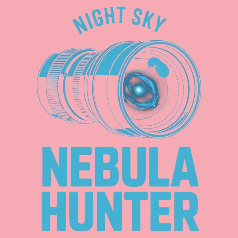 Nebula Hunter Night Sky Teleskop-Tee