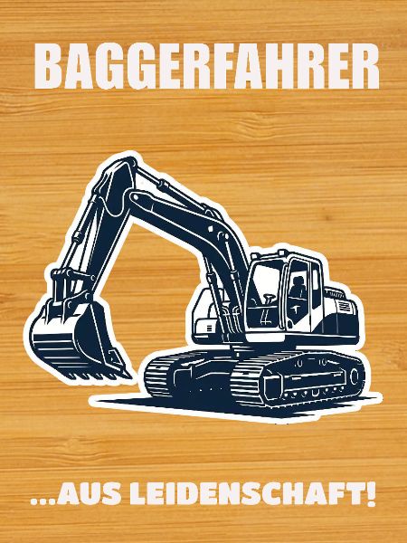 Baggerfahrer Aus Leidenschaft Baustelle Geschenk