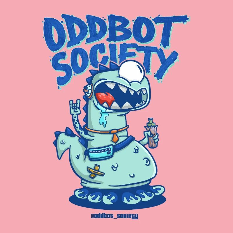 ODDBOT-GESELLSCHAFT Dino-Roboter Blau