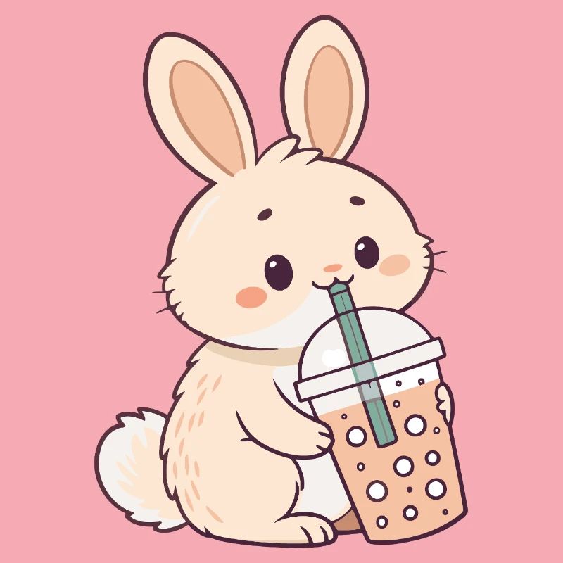 Rabbit Bubble Tea Sweet