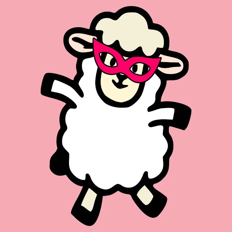 Moutons masqués de carnaval