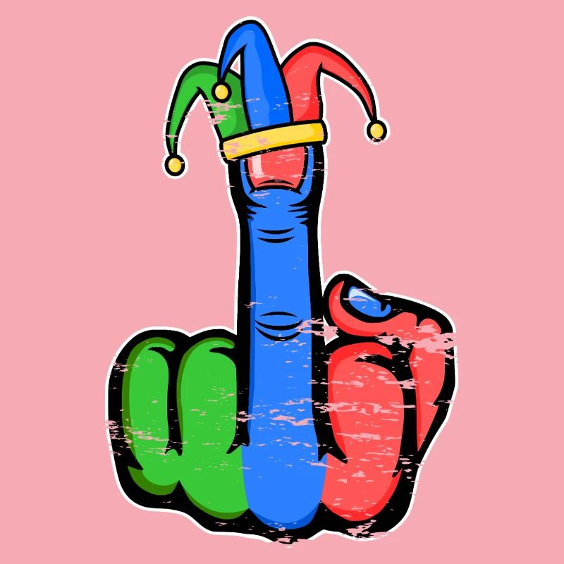 Mittelfinger Stingerfinger Karneval