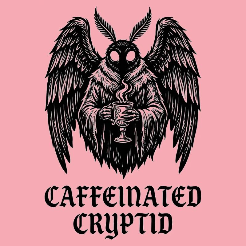 Koffeinhaltiger Kryptid-Mottenmann-Kaffee