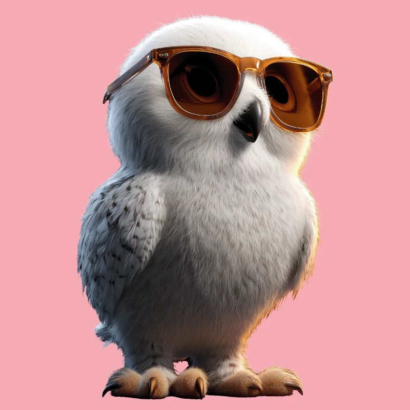 Schneeeule Weiße Eule Kauz Uhu Owl Schnee Eulen