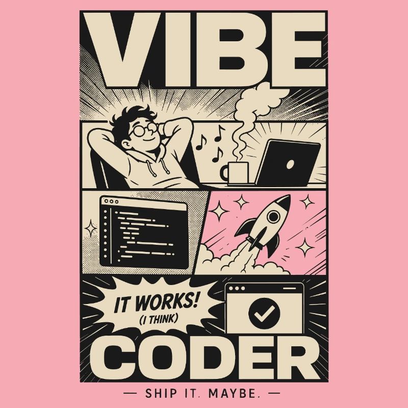 Vibe Coder Programmeur Humour