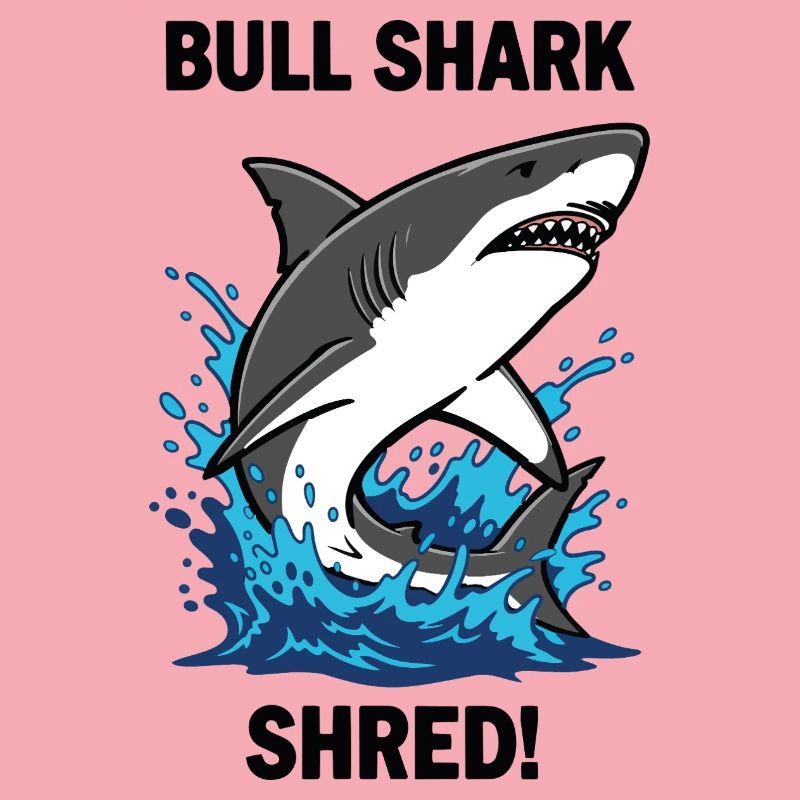 Requin Bouledogue Shred Shark Mer Bull