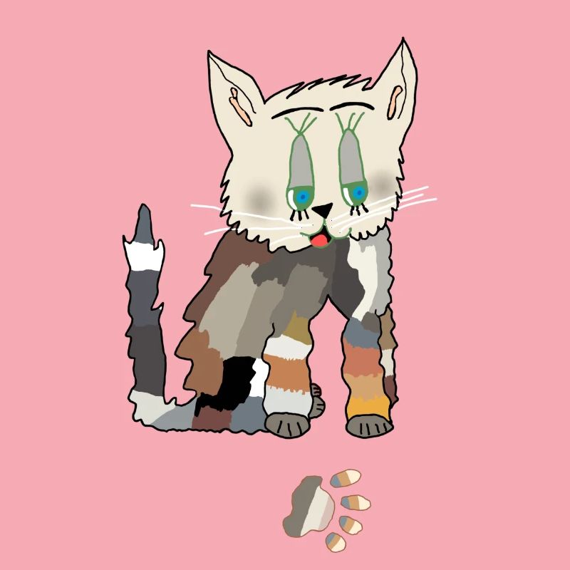 Patchwork Katze Fred Tatze
