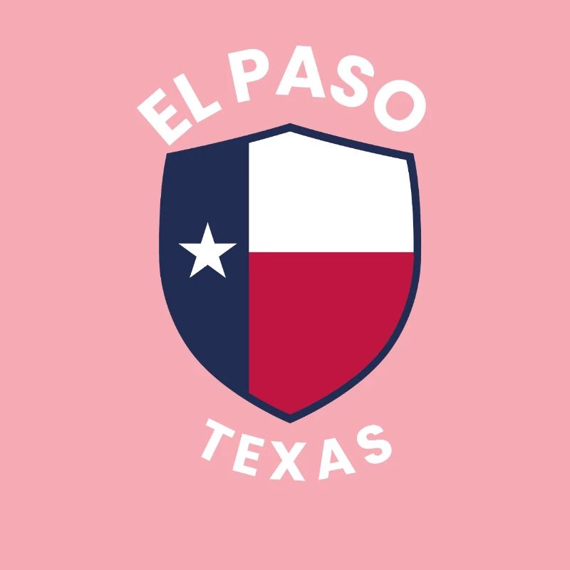 El Paso Texas Shield Flag