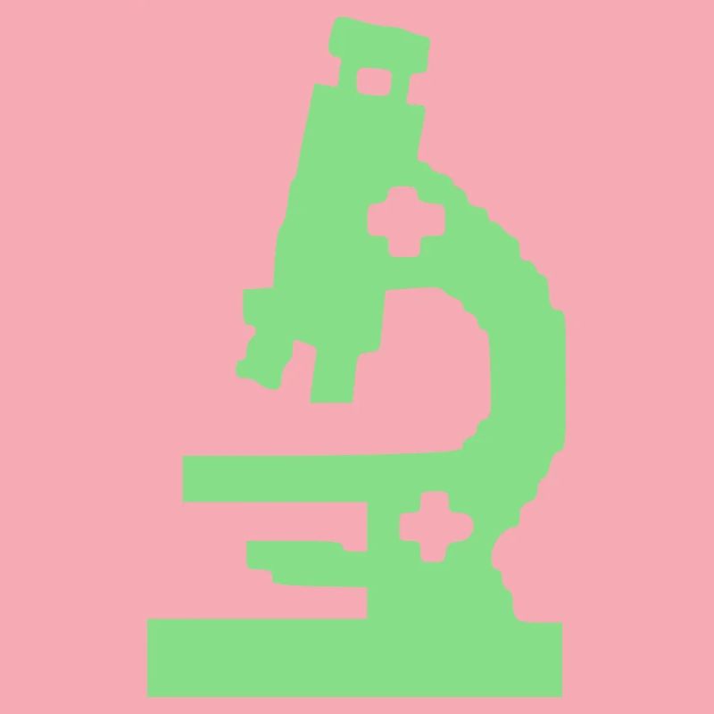 Microscope Pixel Laboratory Icon