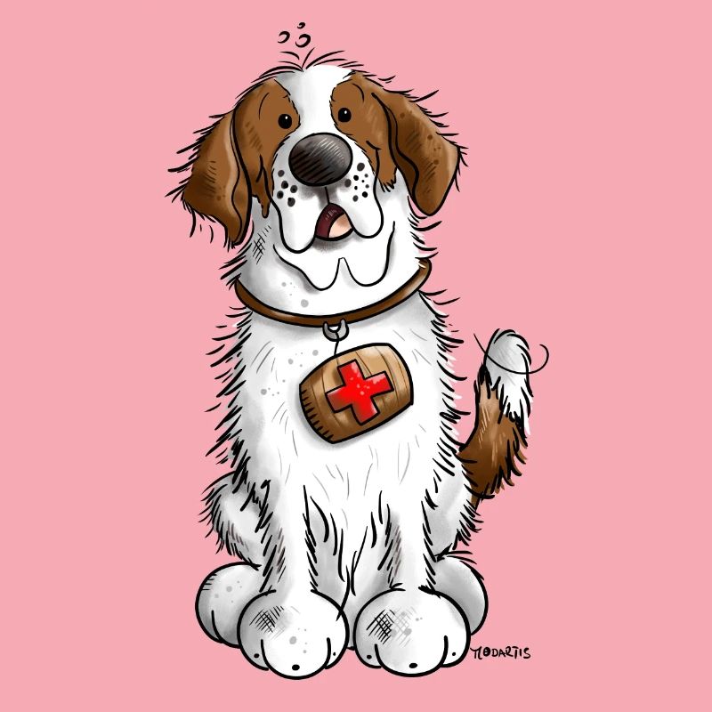 Mignon Saint Bernard Chien
