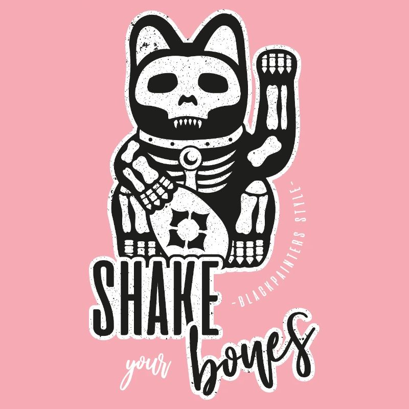 Skeleton Waving Cat - Shake your Bones
