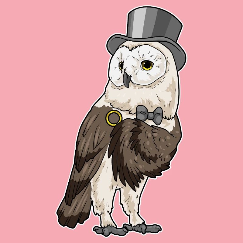 Eule Bräutigam Ehering Hochzeit