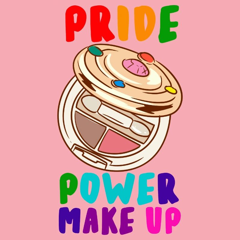 Pride Power Makeup Rainbow Art