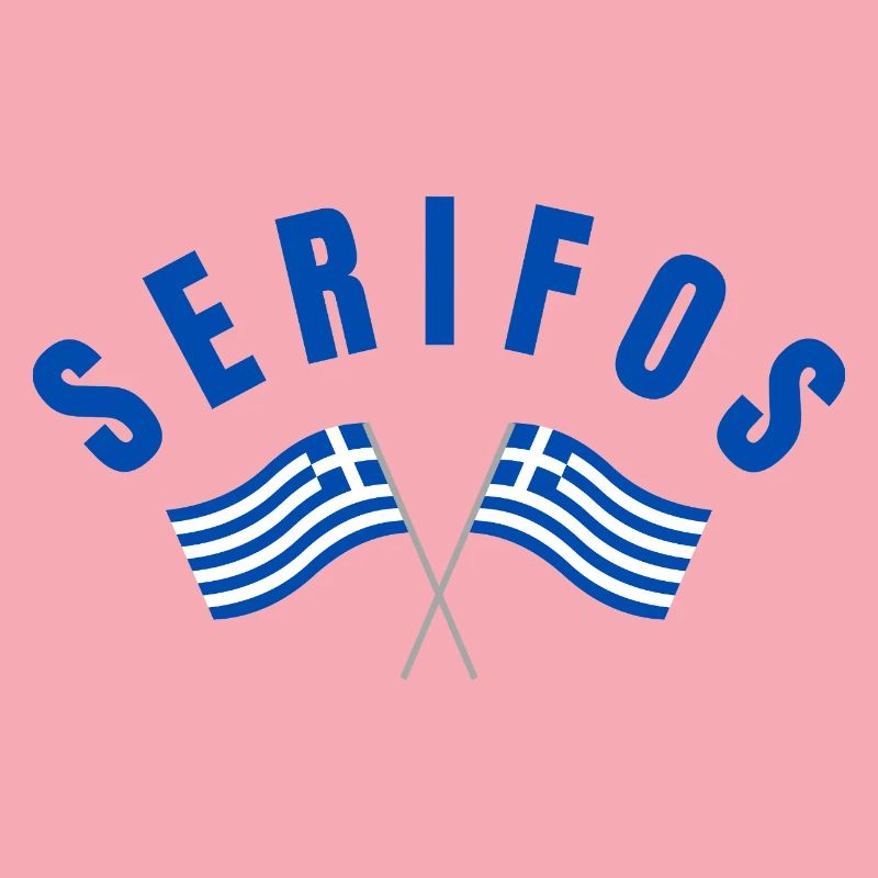 Drapeaux grecs de Serifos