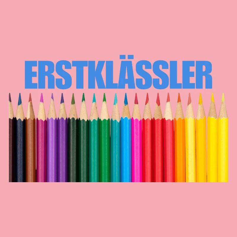 Erstklässler Buntstift Design