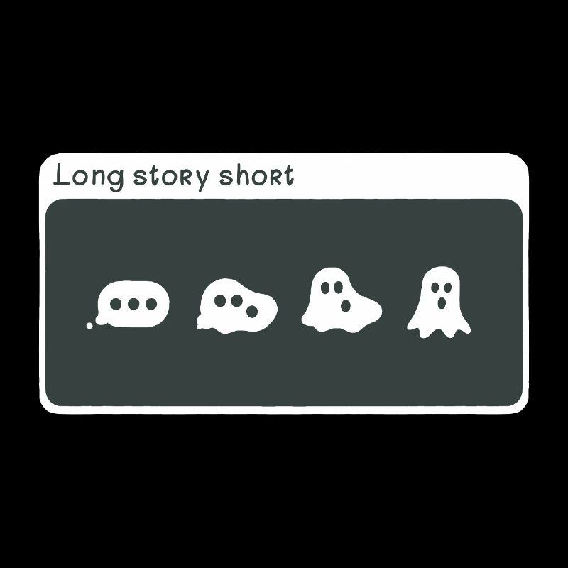 Cute Speak Bubble To Ghost Progression