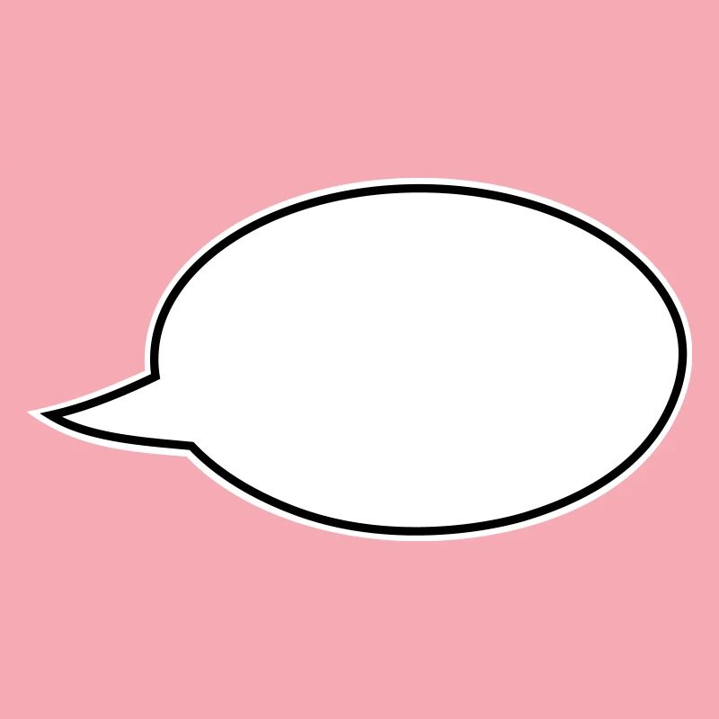 Speech bubble comic right
