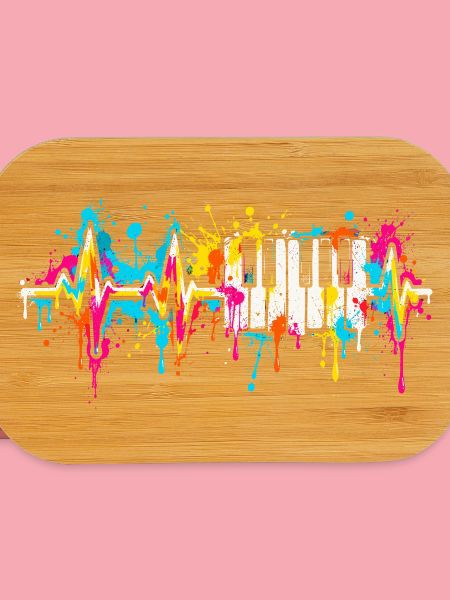 Neon Tasten Farbspritzer