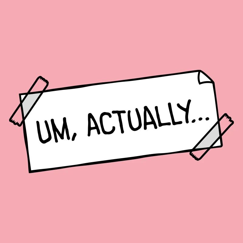 To Actually Stick Notes Nerd Smartass Logo
