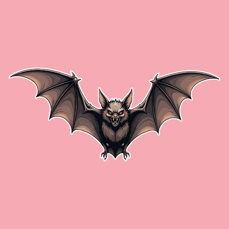 Bat Night Flight Emblem