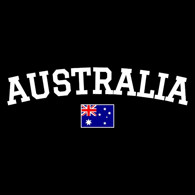 Australia Flag Design White