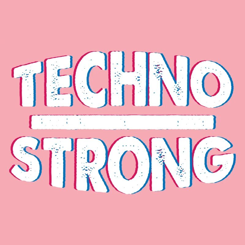 Techno Strong Neon Glitch