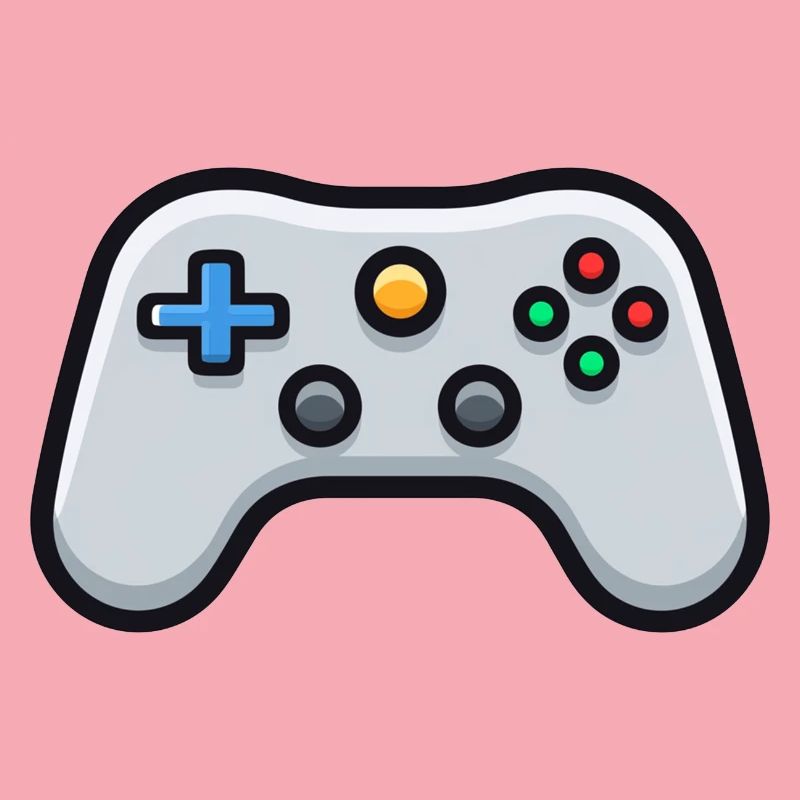 Gamepad-Logo, Controller, Retro-Konsole
