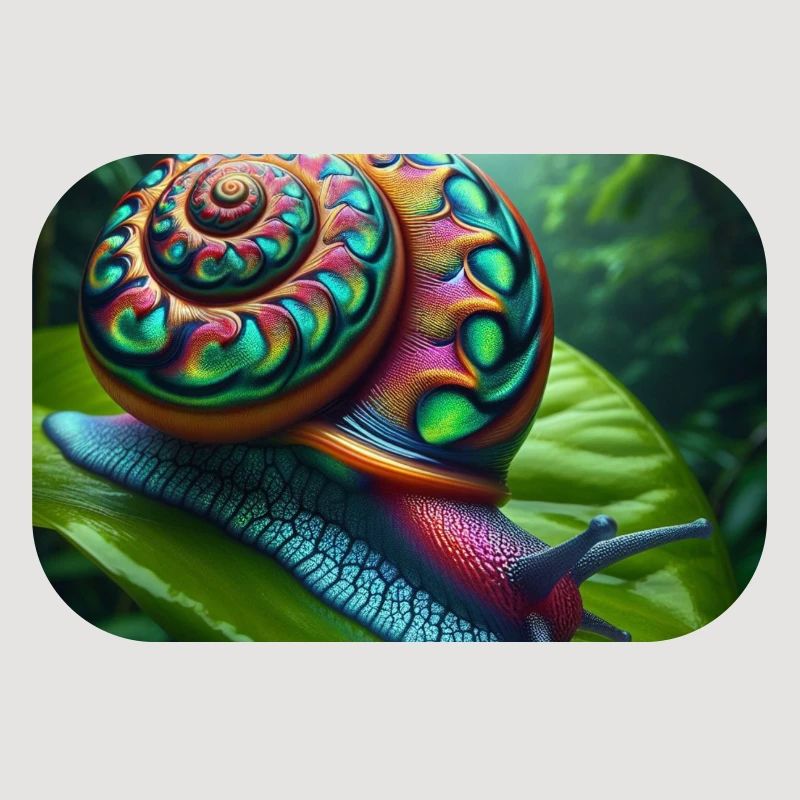 Multicolored Snail