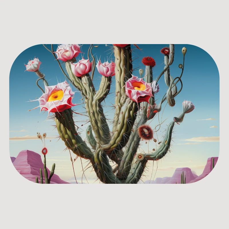 Jonc de fleur de cactus du désert