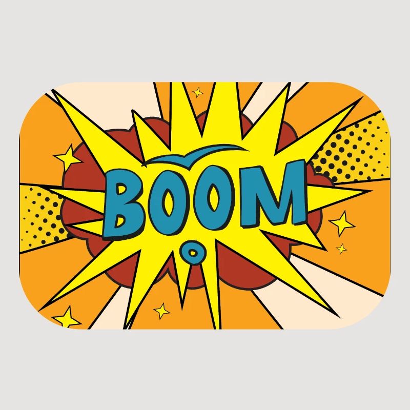 Boom Comic Explosion Style