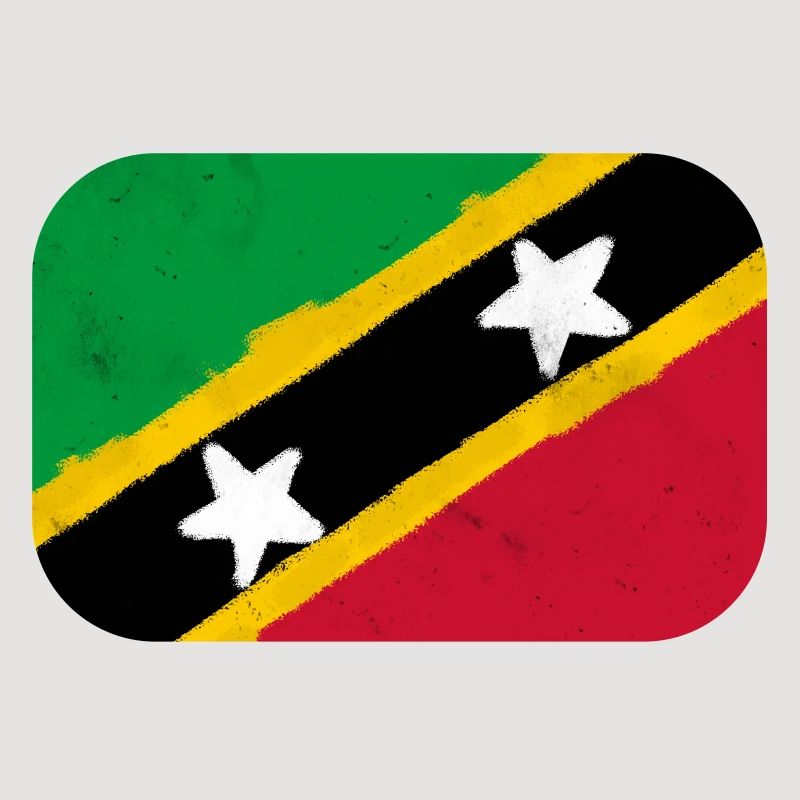 Drapeau de Saint-Kitts-et-Nevis