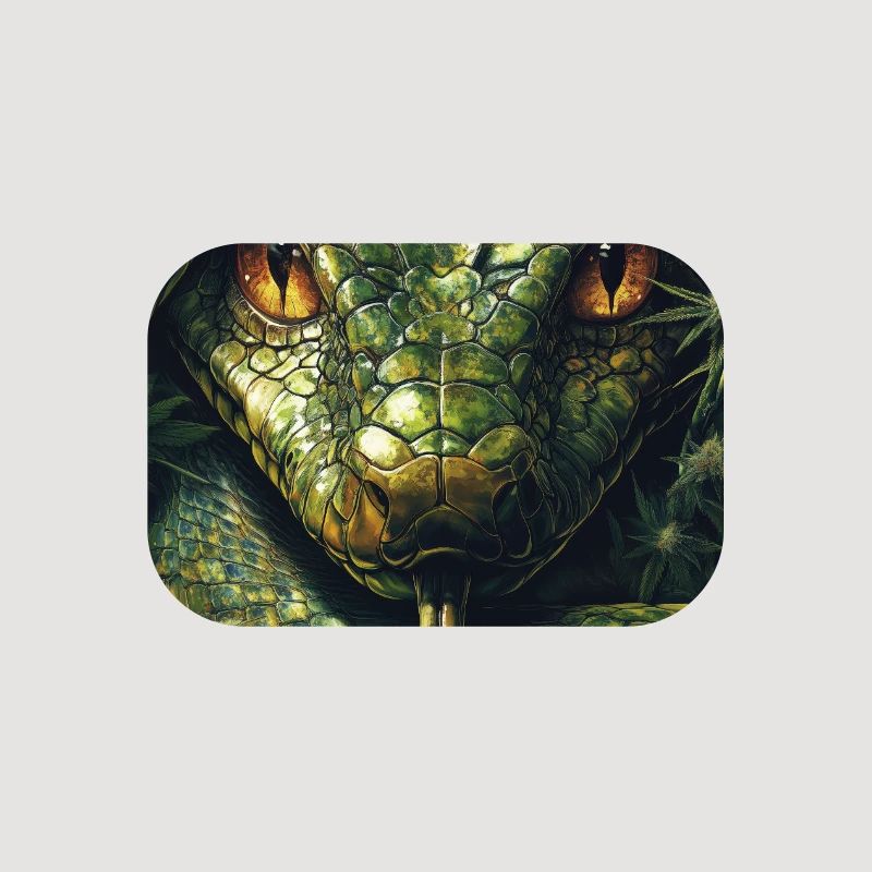 Snake Eye with Leaf Pattern