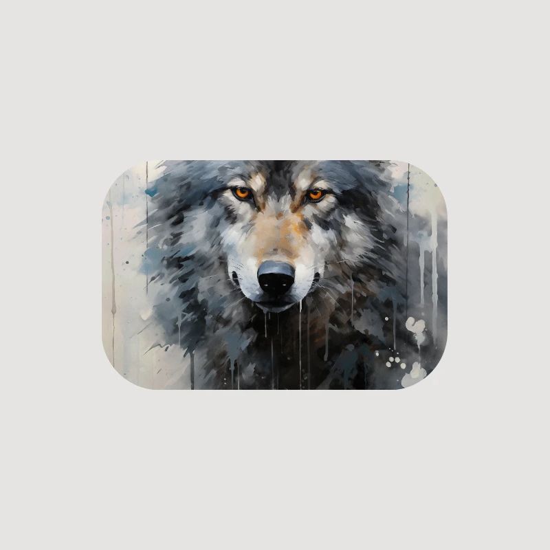 Illustration eines Wolfes