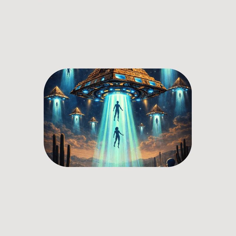 Alien UFO Pyramid Rocket