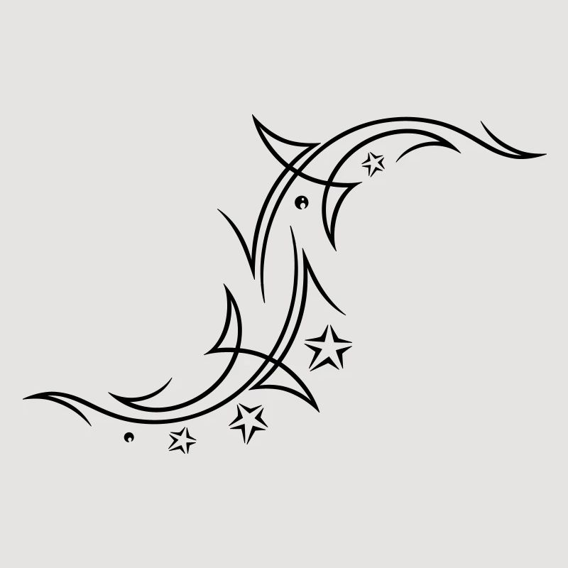 Tribal avec des étoiles