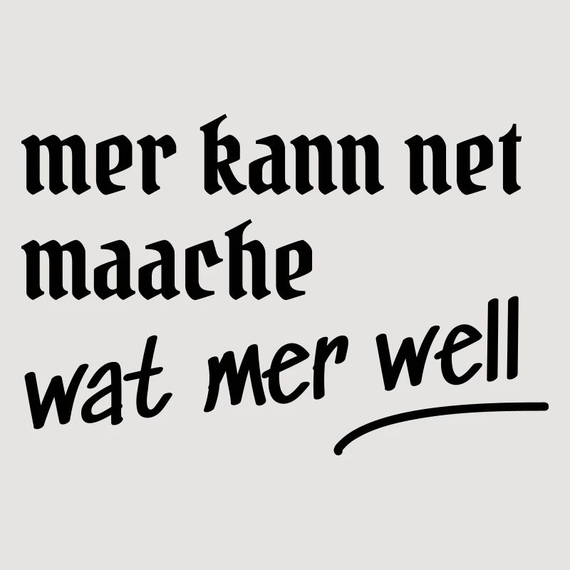 Cologne Saying Design Gift