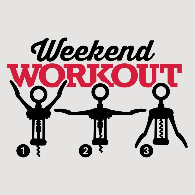 Weekend workout corkscrew