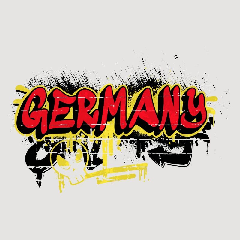 Germany Graffiti Flags Design