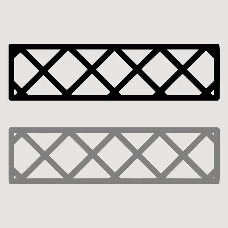 Fence Grid Pattern Frame