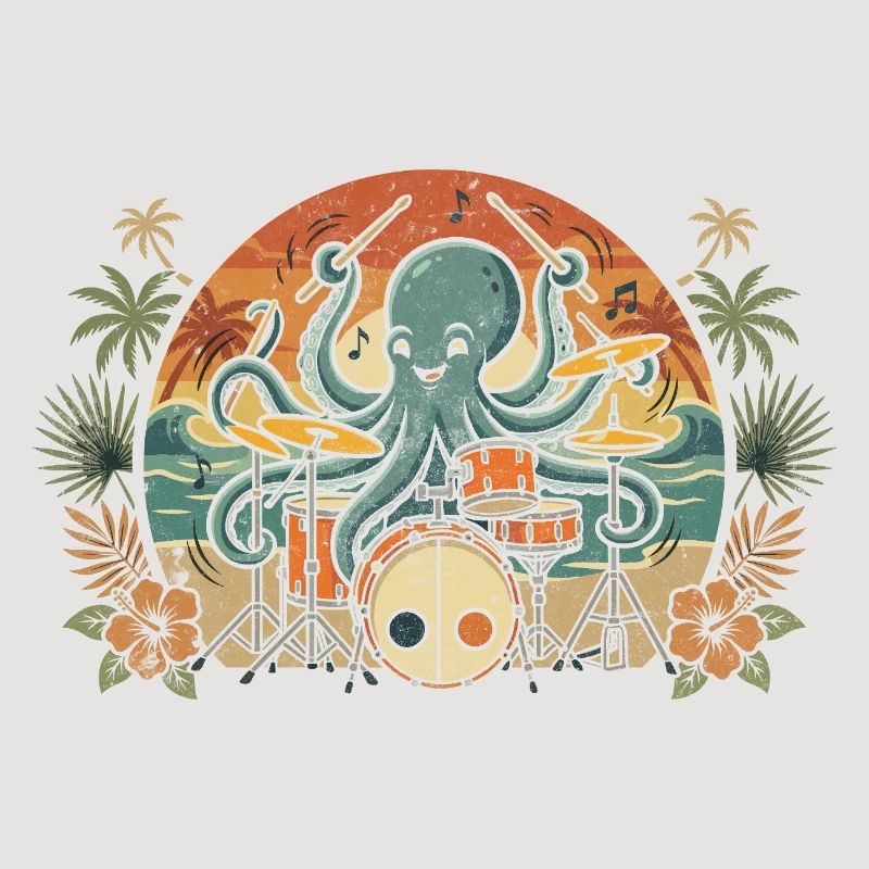 Percussionniste Tropical Octopus