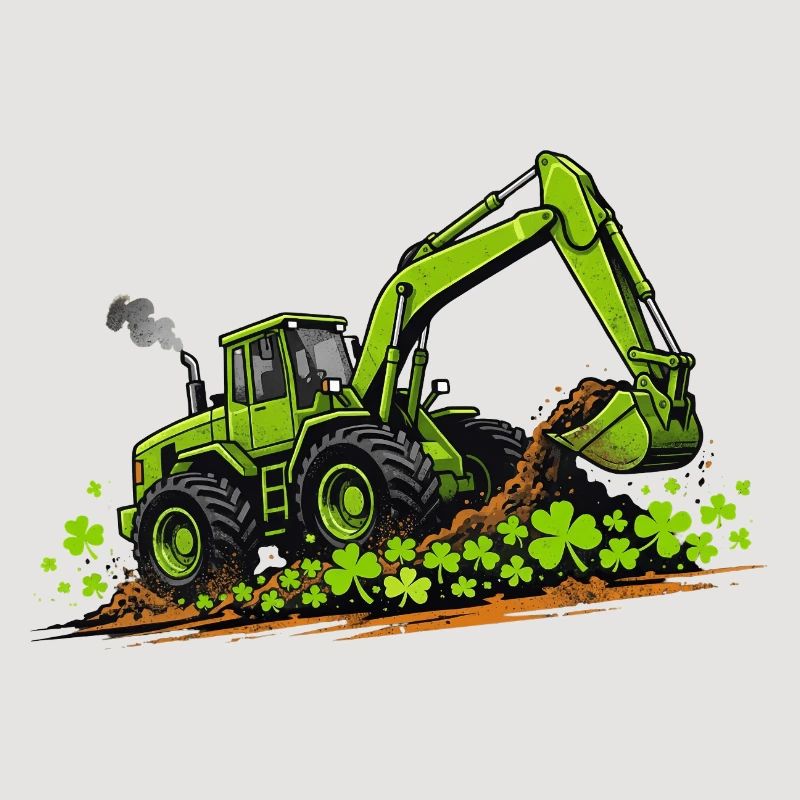 St. Patricks Day Bagger-Konstruktion