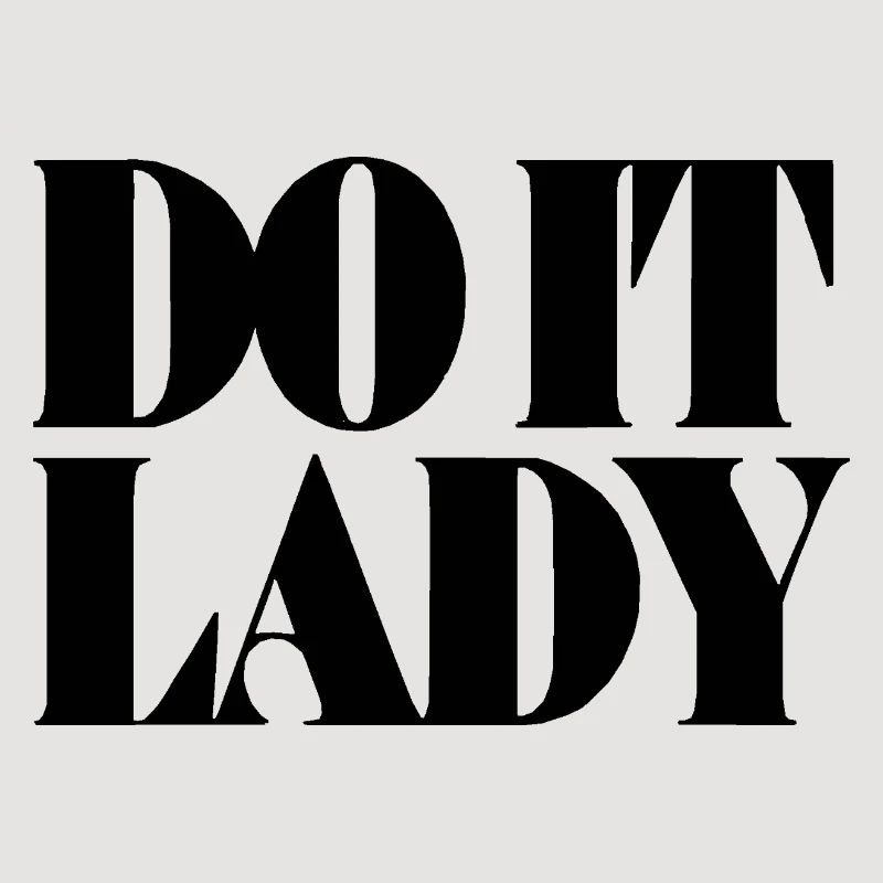 do it lady - schwarz