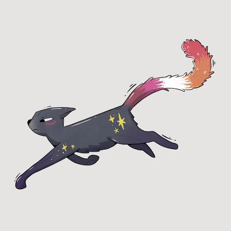 Fierté lesbienne chatte mignonne