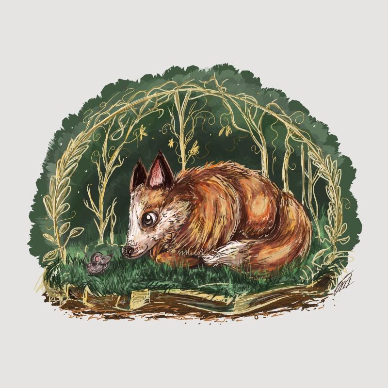 Fox and mouse