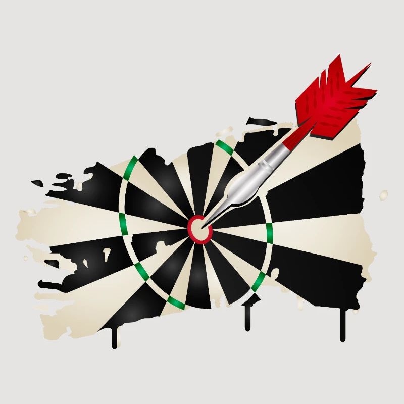Jeu de fléchettes de style graffiti avec hit