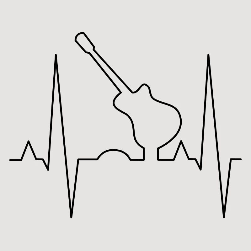 Conception d’impression de guitare