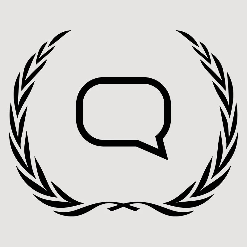 Speech bubble wreath