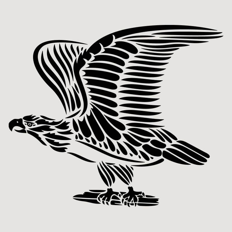Aigle aux ailes